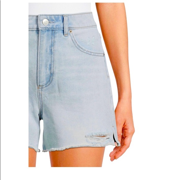 No Boundaries Juniors High Rise Denim Shorts Size 9 - Picture 4 of 4